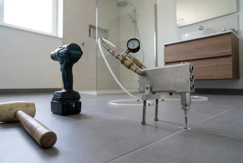 Kitbedrijf Woudenberg – holle tegels injecteren